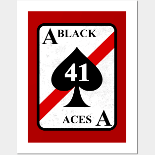 Black Aces Squadron Posters and Art